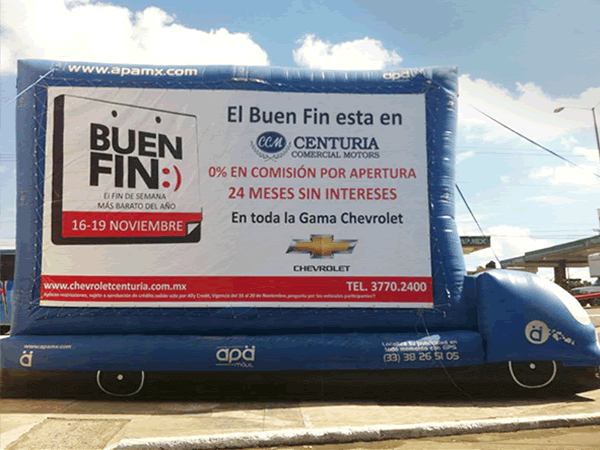 Apa Valla Inflable chevrolet